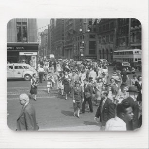 Pedestrians Mouse Mat