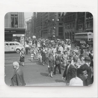 Pedestrians Mouse Mat
