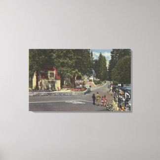 Pedestrians on Lake Shore Drive Canvas Print