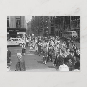 Pedestrians Postcard