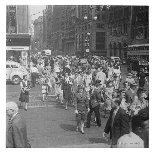 Pedestrians Tile (Front)