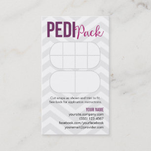 Pedi Pack Business Cards
