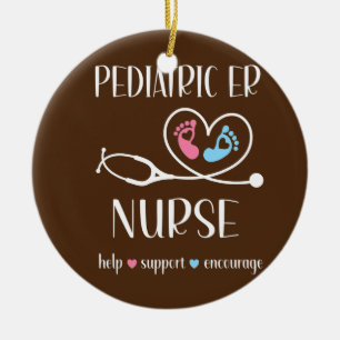 Pediatric ER Nurse Appreciation Pediatric Ceramic Tree Decoration