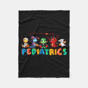 Pediatric Happy Halloween Cute Dinosaur Costume Nu Fleece Blanket