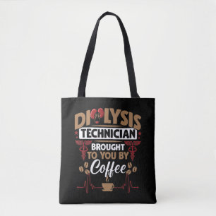 Pediatric Medicine Dialysis Technician Coffee Love Tote Bag