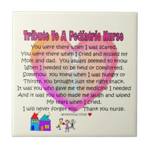 Pediatric Nurse Appreciation Tile