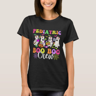 Pediatric Nurse Boo-boo Crew Ghost Nurse Halloween T-Shirt