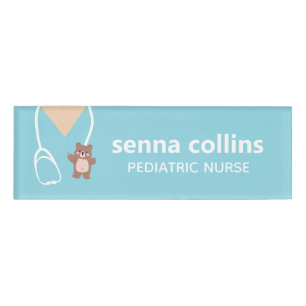Pediatric Nurse  Name Tag