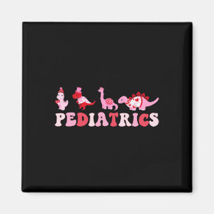 Pediatric Nurse Peds Nursing Cute Dinosaurs Valent Magnet