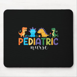 Pediatric Nurse Peds Nursing Dinosaur Appreciation Mouse Mat