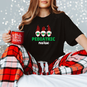 Pediatric Nurse Santa Celebration Christmas Friend T-Shirt