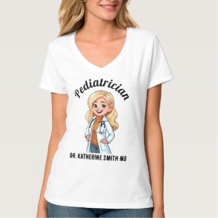 PEDIATRICIAN ANTISTRESS DOCTOR CARTOON FUN T-Shirt