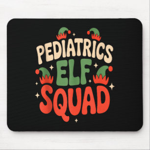Pediatrics Elf Squad Funny Christmas Tank Top  Mouse Mat