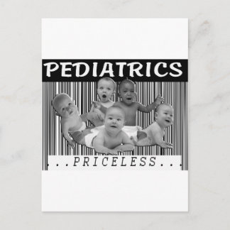 PEDIATRICS - PRICELESS BARCODE POSTCARD