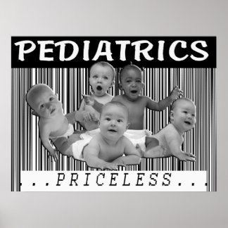 PEDIATRICS - PRICELESS BARCODE POSTER
