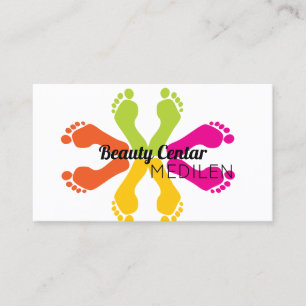 Pedicure and manicure business cards