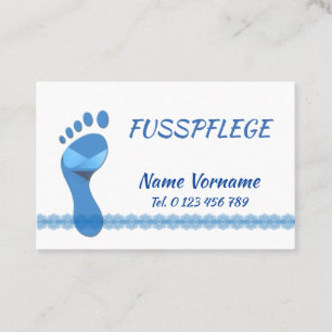 pedicure business card