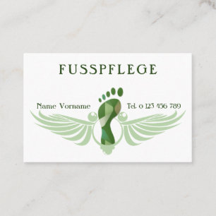 pedicure business card