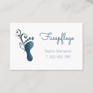 pedicure business card