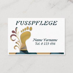 pedicure business card