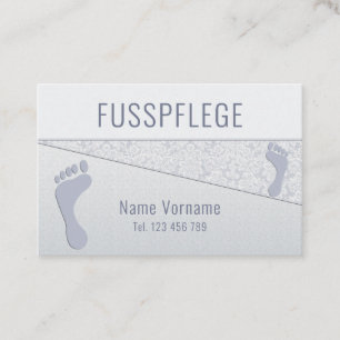 pedicure business card