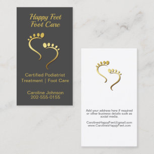 Pedicure Foot Care Chiropodist Podiatrist Business Card