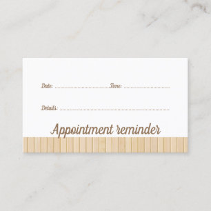 Pedicure Nail Pedicurist Next Visit Reminder Card