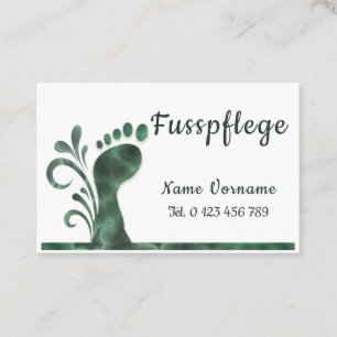 pedicure - podologist business card