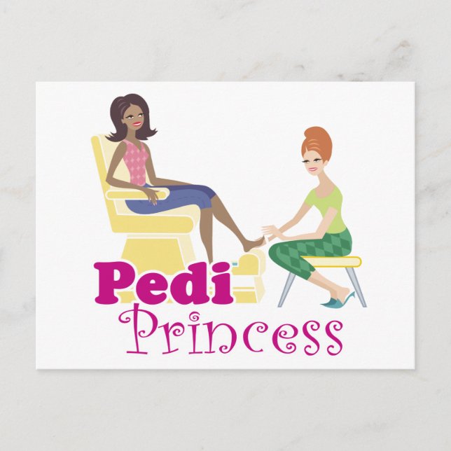 Pedicure Princess Postcard (Front)