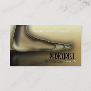 Pedicurist/Foot/Toe Specialist Business Card