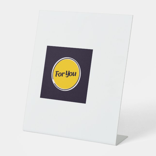 Pedistal Sign  (Front)