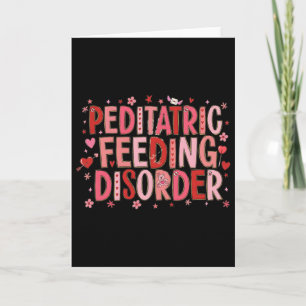 Peditatric Feeding Disorder Nurse Rn Cna Valentine Card