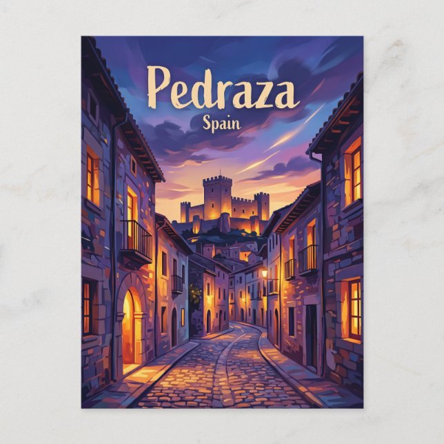 Pedraza Spain Postcard (Front)