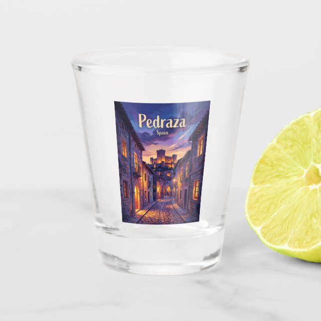 Pedraza Spain Shot Glass (Front)