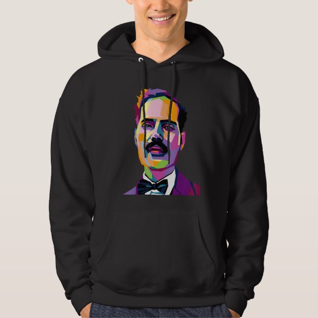 Pedro Albizu Campos Puerto Rico History Resiste Po Hoodie (Front)