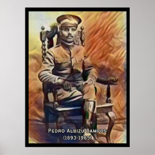 Pedro Albizu Campos Vintage Poster
