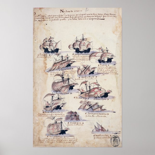 Pedro Alvares Cabral Poster (Front)