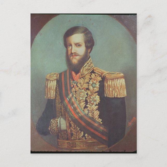 Pedro II  Emperor of Brazil Postcard (Front)
