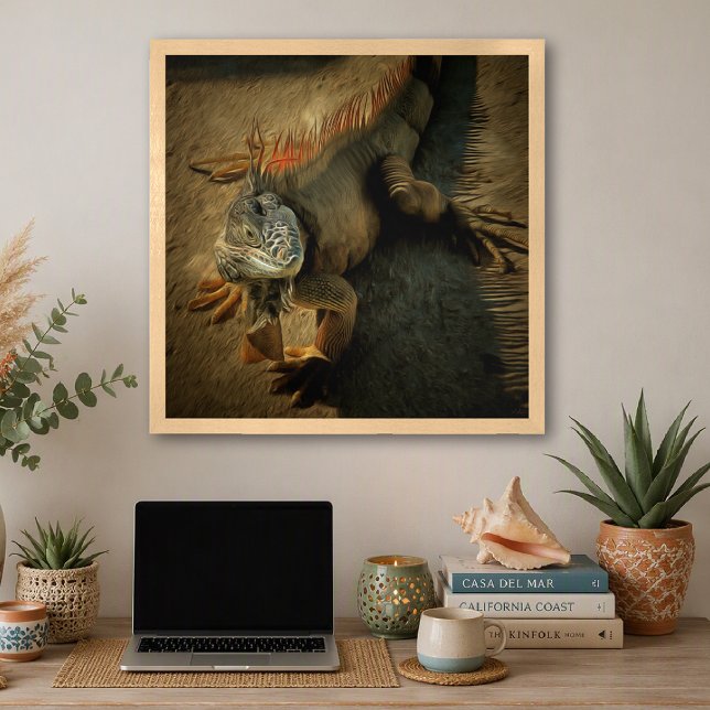 Pedro the Iguana 0768 Art Print (Creator Uploaded)