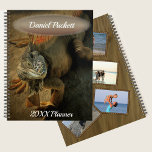 Pedro the Iguana Photo Collage 0768 Planner<br><div class="desc">Painting “Pedro the Iguana 0768” Collection

Personalize on the product page or click the "Customize" button for more design options.  Design created from my painting "Pedro the Iguana 0768" capturing Pedro the Iguana,  owned by Camilo who both reside in Yelapa,  Jalisco,  Mexico.  Matching products available in this collection.</div>