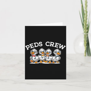PEDS Crew Paediatrics Nurse Paediatrician RN 1 Card