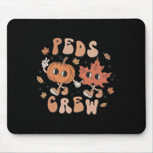 PEDS Crew Pumpkin Thanksgiving Fall Paediatrics Nu Mouse Mat