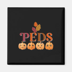 Peds Cute Pumpkin Fall Thanksgiving Paediatrics Nu Magnet