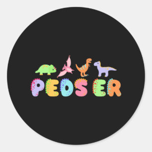 Peds Er Nurse Pediatric Er Nurse Pediatric Emergen Classic Round Sticker