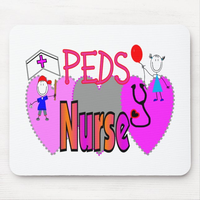 PEDS NURSE Adorable gifts Mouse Mat (Front)