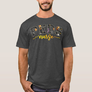 Peds Nurse Halloween Costume Spooky Paediatrics Rn T-Shirt
