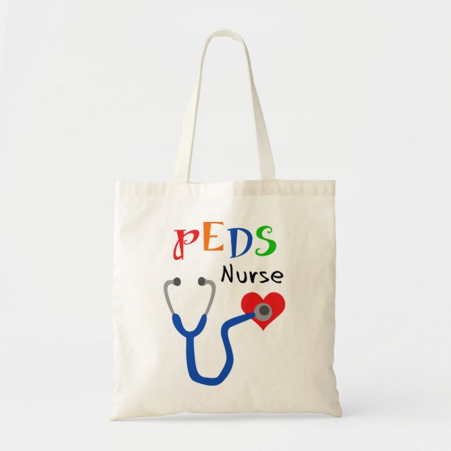PEDS Nurse Tote Bag (Front)