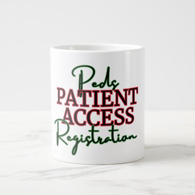 Peds Patient Access  Large Coffee Mug (Front)
