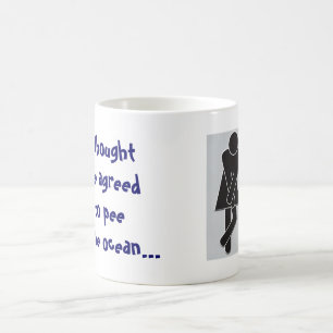 Pee in the ocean Mug