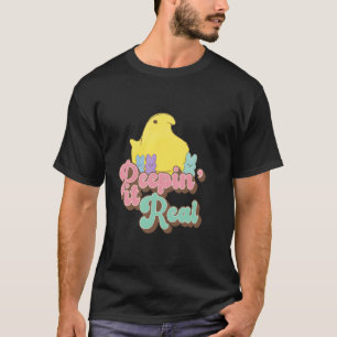 Pee' It Real Chicken Bunny Rabbit Easter Day T-Shirt